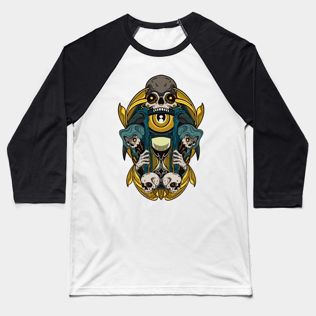 HOURGLASS Baseball T-Shirt by BONEZ